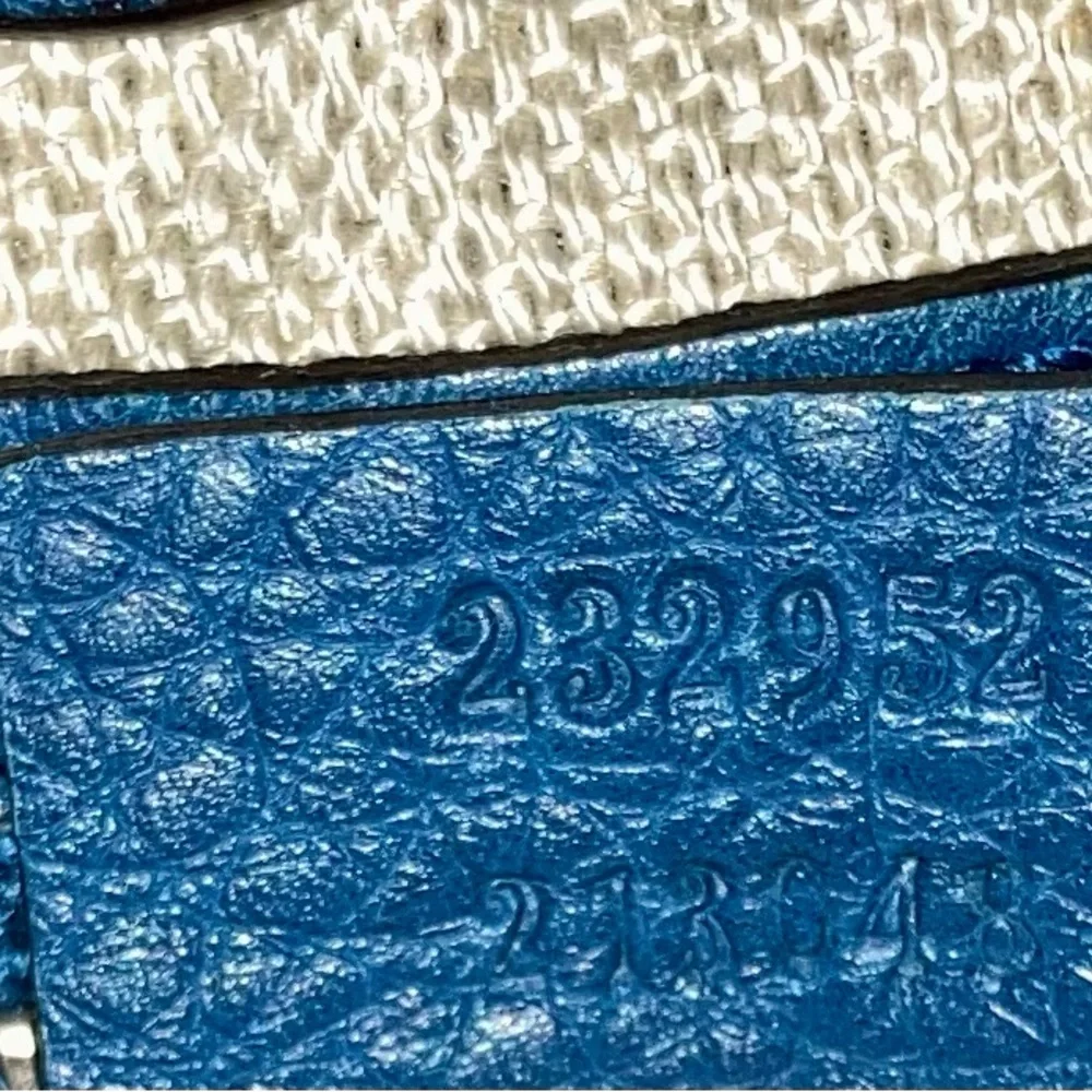 GUCCI Blue Leather Hobo Satchel - Large - Picture 6 of 15